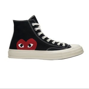 Comme des garcons x chuck taylor all star hi play